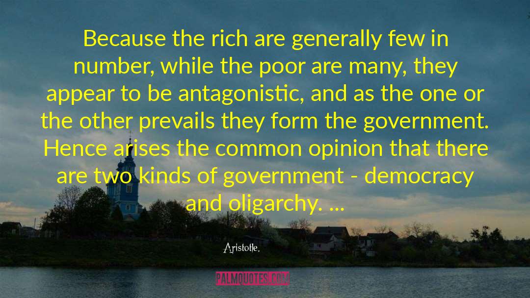 Oligarchy quotes by Aristotle.