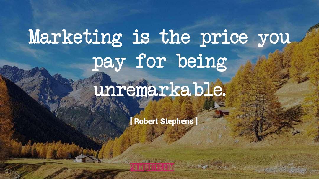 Olivan Marketing quotes by Robert Stephens