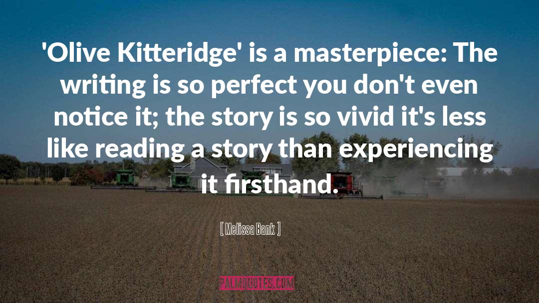 Olive Kitteridge quotes by Melissa Bank