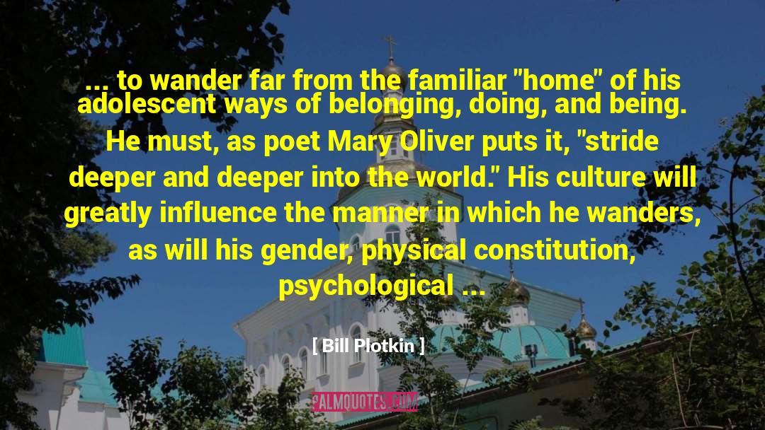 Oliver Bowden quotes by Bill Plotkin