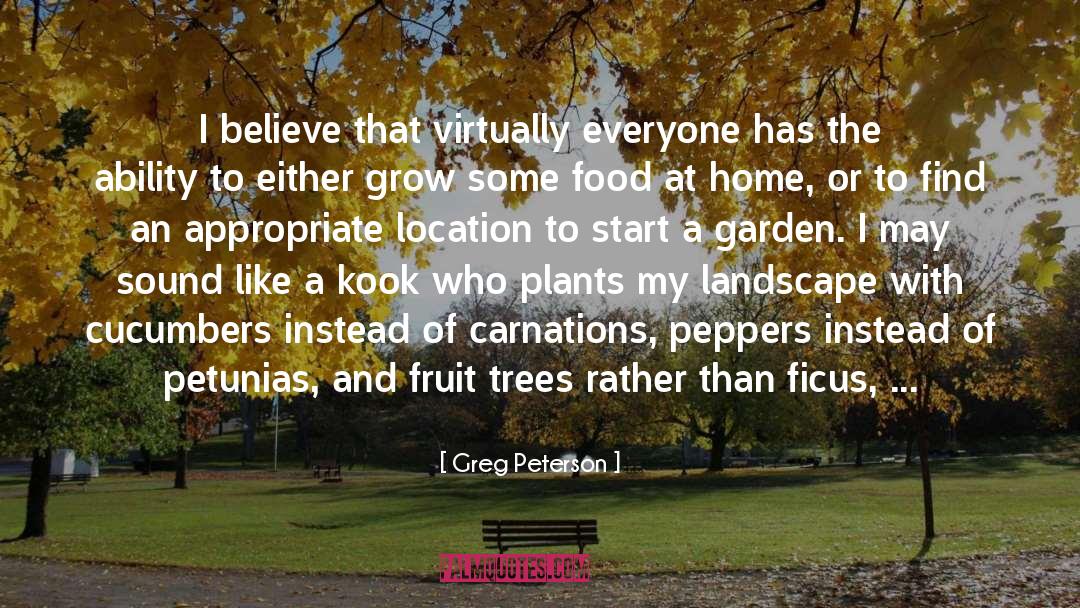 Oliverios Peppers quotes by Greg Peterson