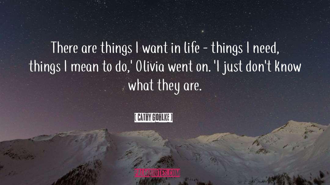 Olivia Durand quotes by Cathy Gohlke
