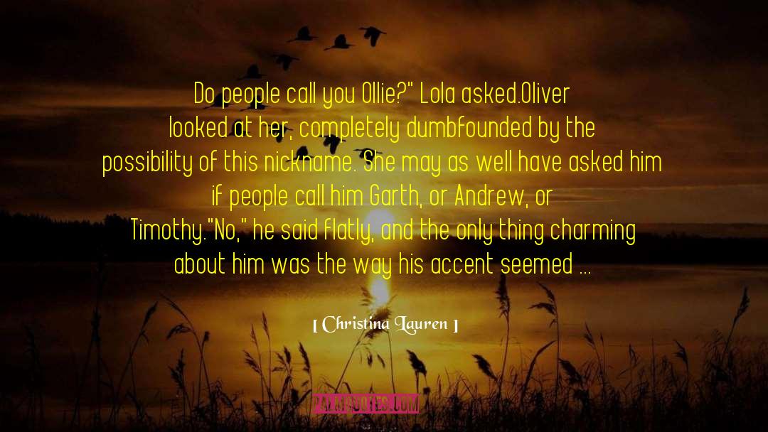 Ollie quotes by Christina Lauren