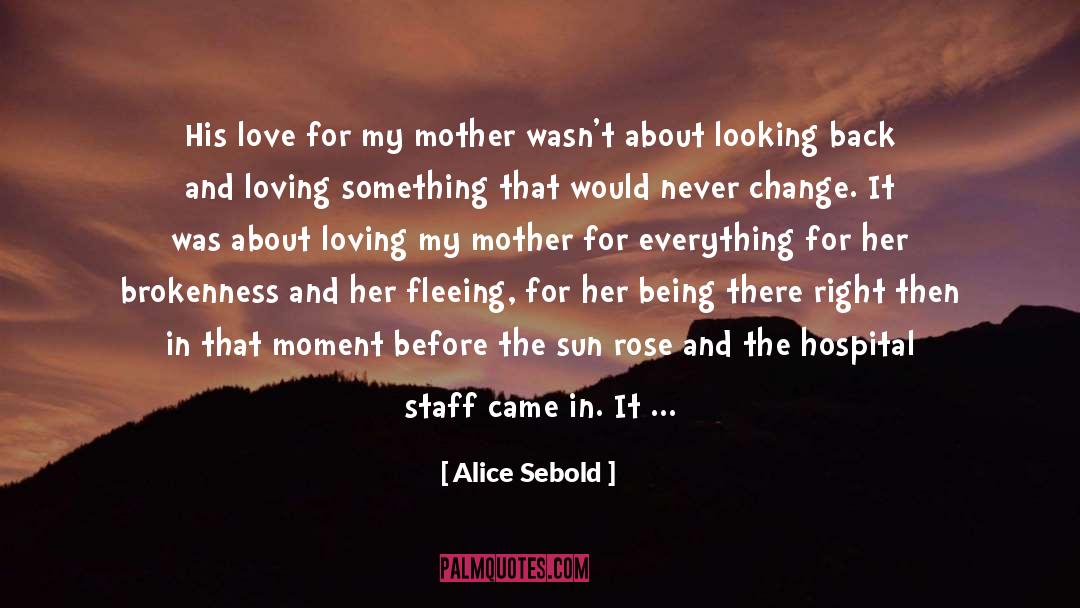Olssons Plumbing quotes by Alice Sebold