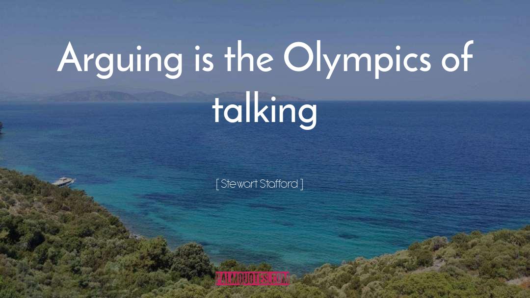 Olympian quotes by Stewart Stafford