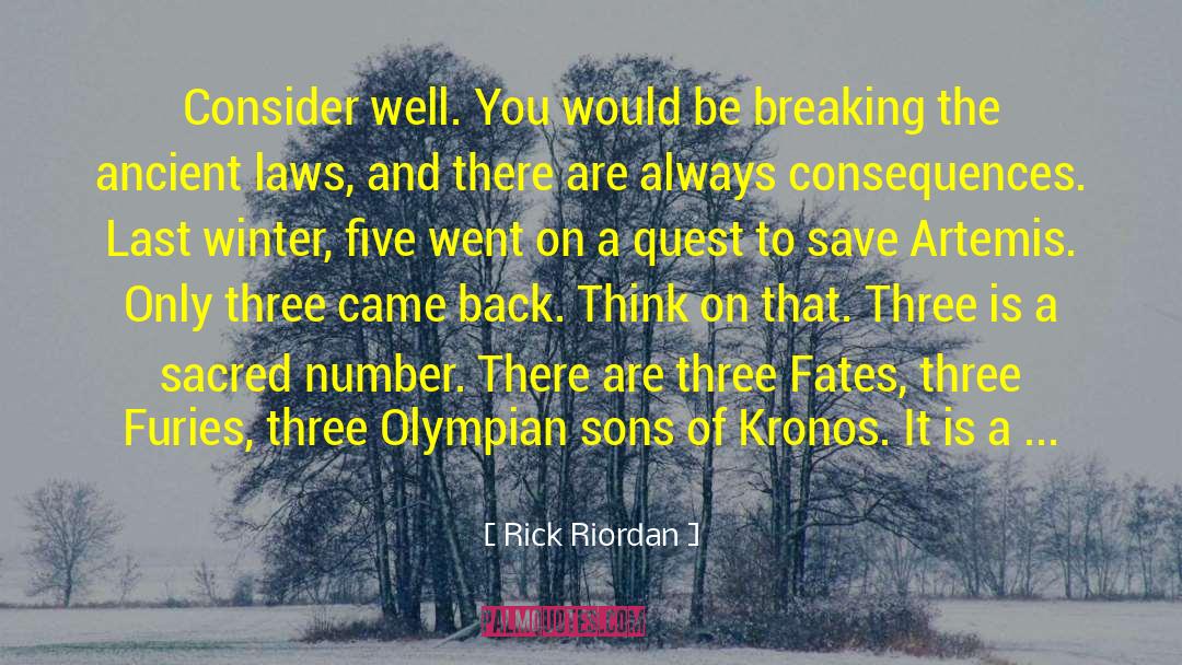 Olympian quotes by Rick Riordan