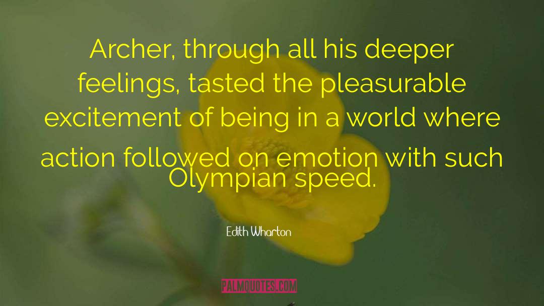 Olympian quotes by Edith Wharton