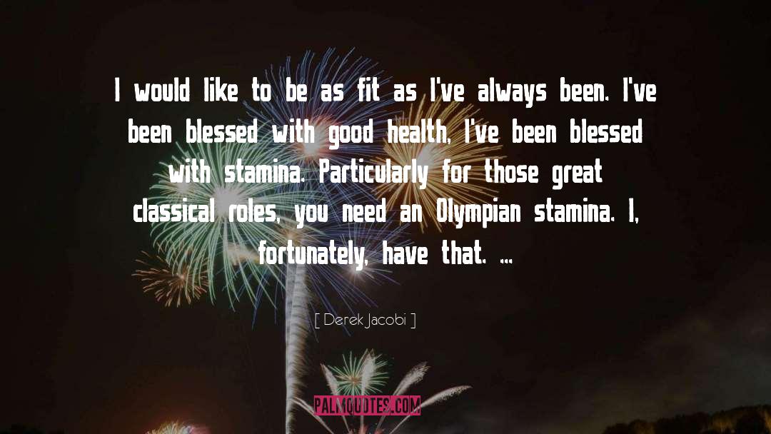 Olympian quotes by Derek Jacobi