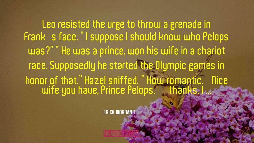 Olympic Games quotes by Rick Riordan