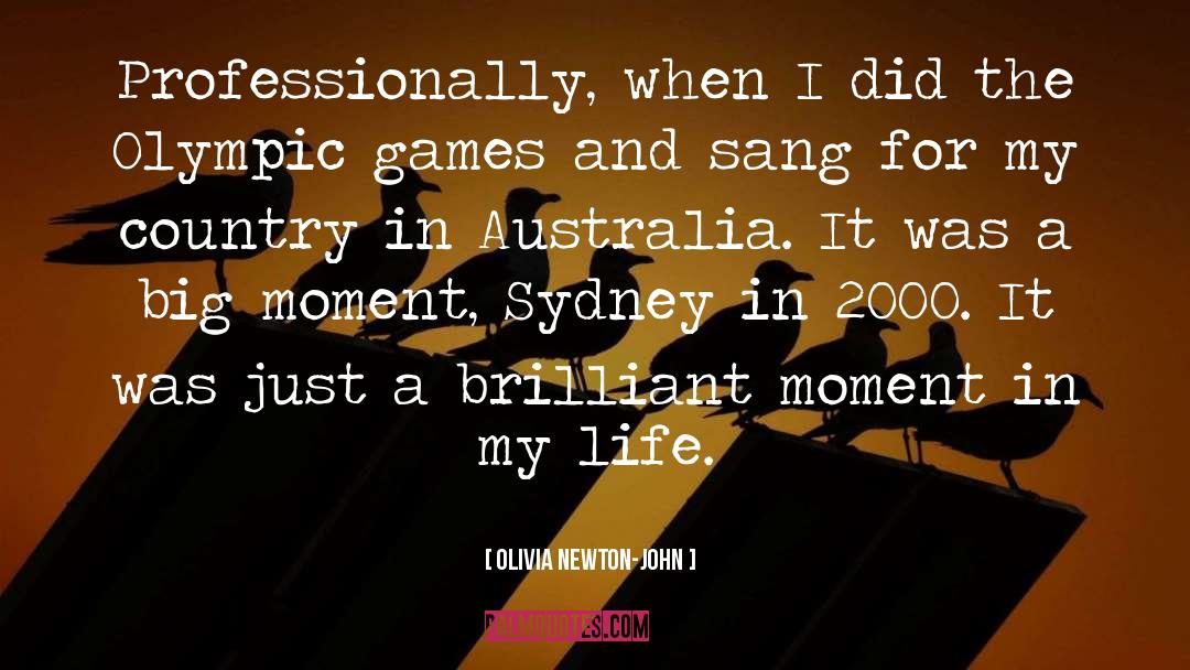 Olympic Games quotes by Olivia Newton-John