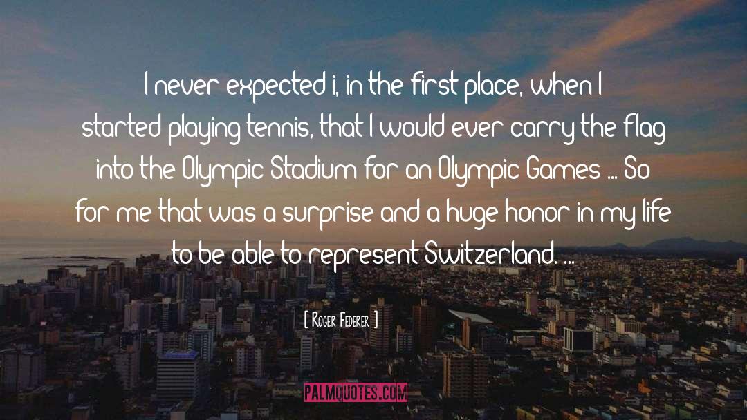 Olympic Games quotes by Roger Federer