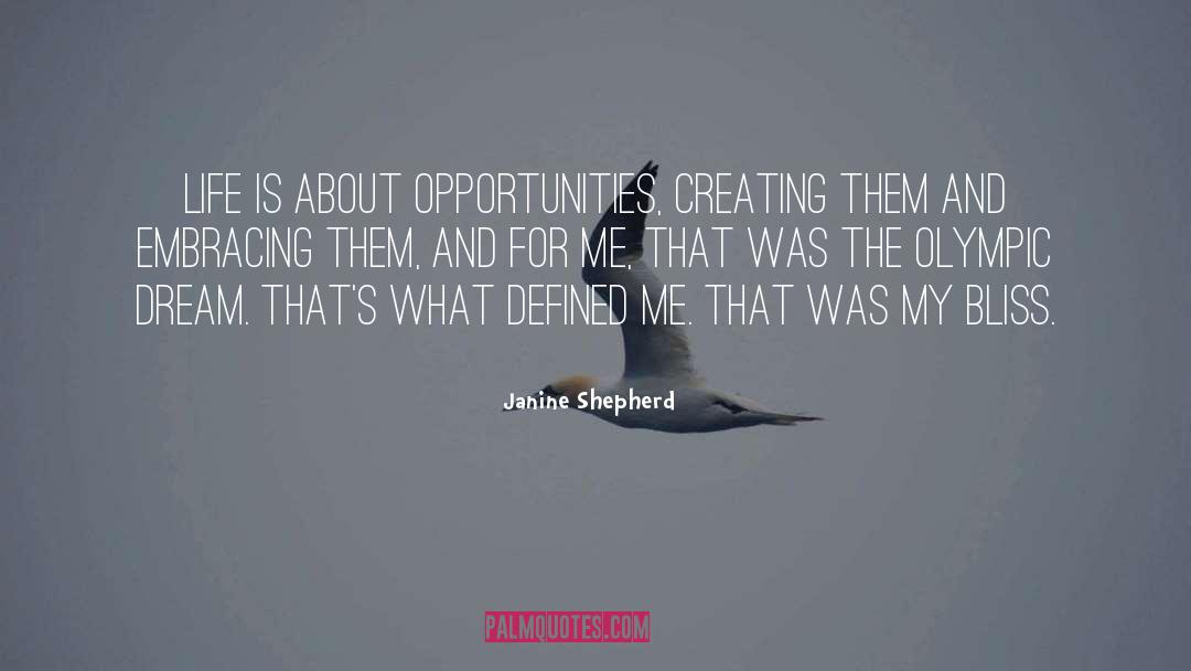 Olympic quotes by Janine Shepherd