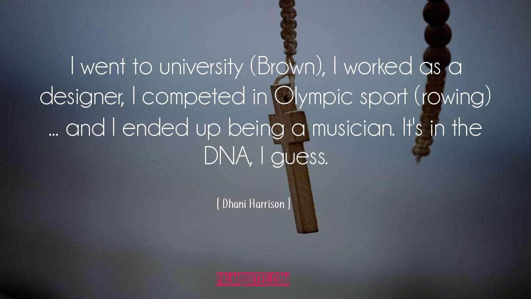 Olympic Swimmer quotes by Dhani Harrison
