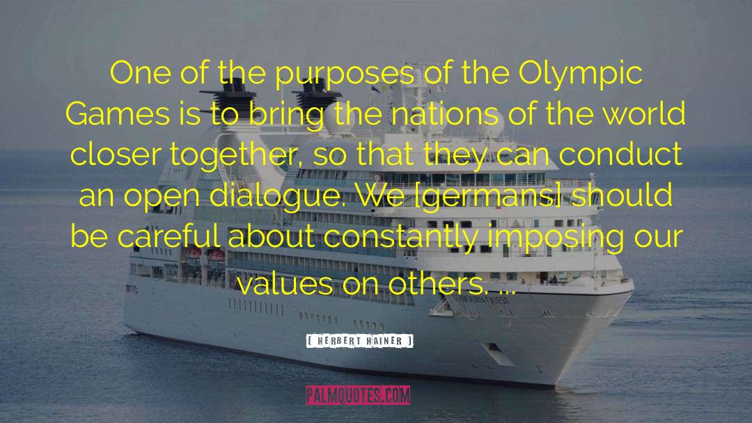 Olympic Swimmer quotes by Herbert Hainer