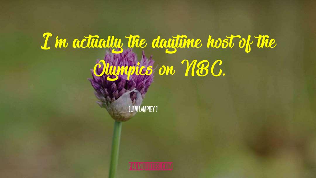 Olympics quotes by Jim Lampley