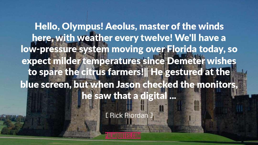 Olympus quotes by Rick Riordan