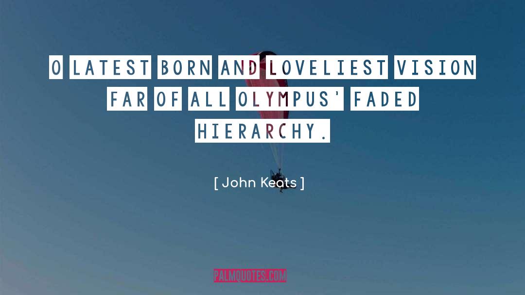 Olympus quotes by John Keats