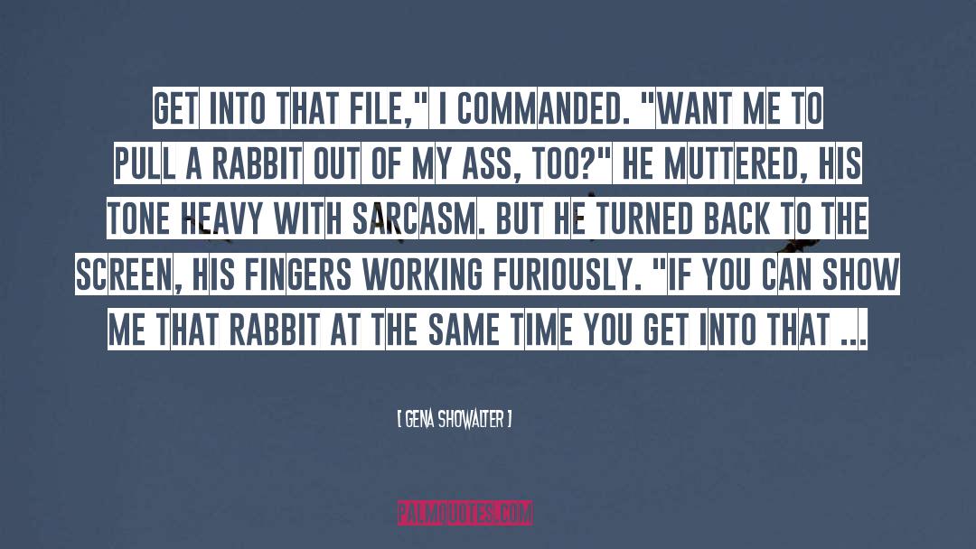 Omam Rabbit quotes by Gena Showalter