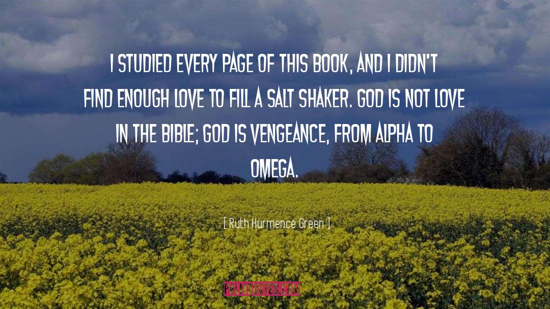 Omega quotes by Ruth Hurmence Green