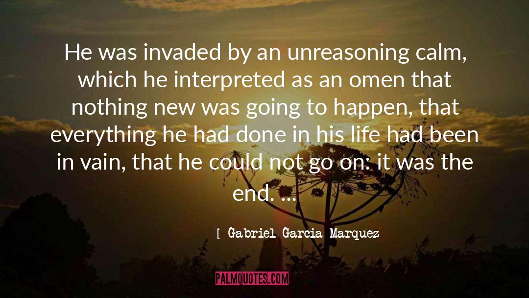 Omen quotes by Gabriel Garcia Marquez