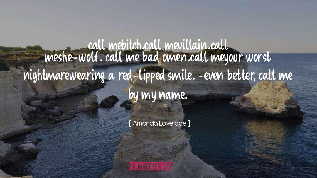 Omen quotes by Amanda Lovelace