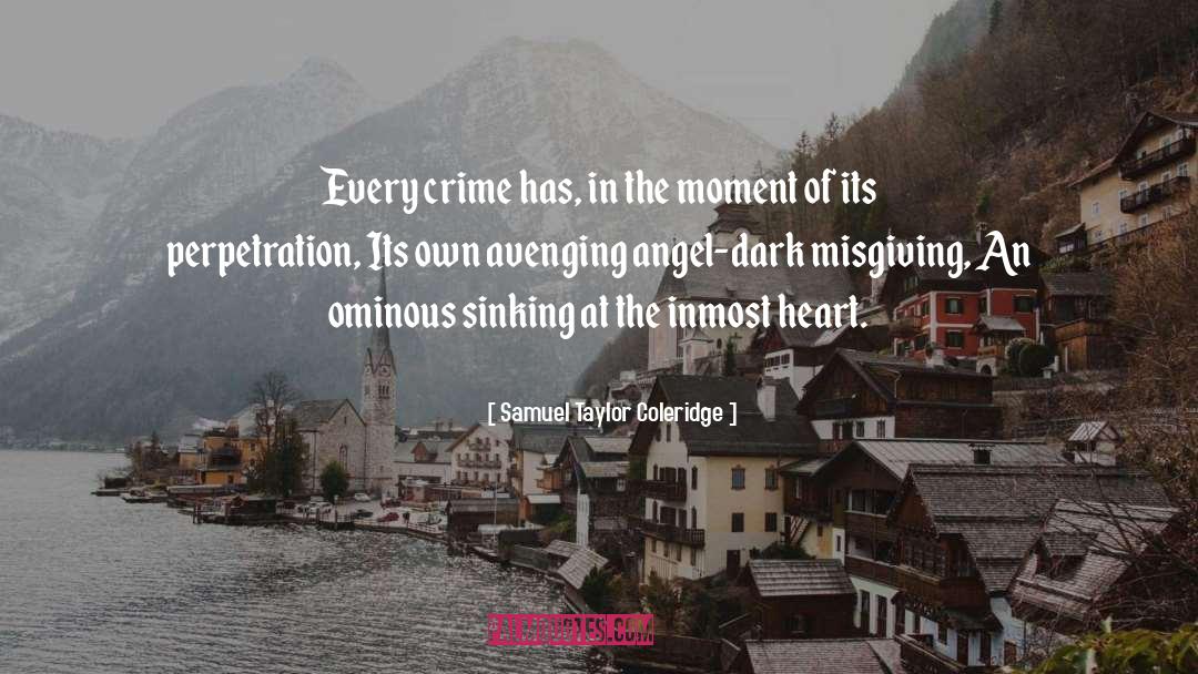 Ominous quotes by Samuel Taylor Coleridge