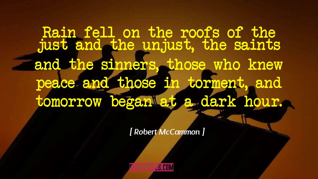 Ominous quotes by Robert McCammon