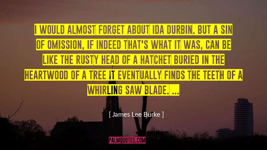 Omission quotes by James Lee Burke