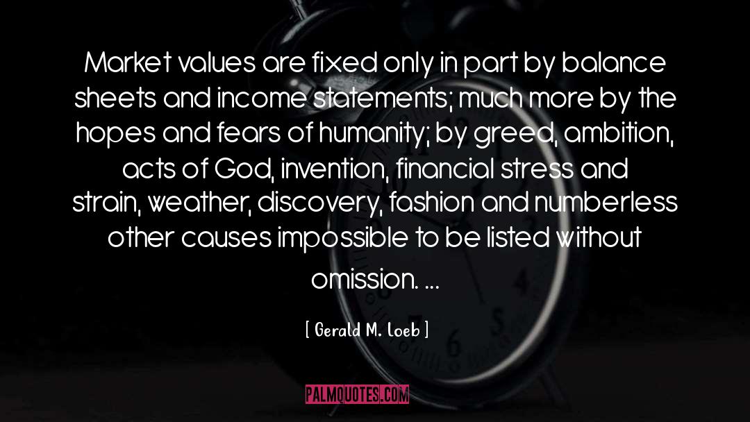 Omission quotes by Gerald M. Loeb