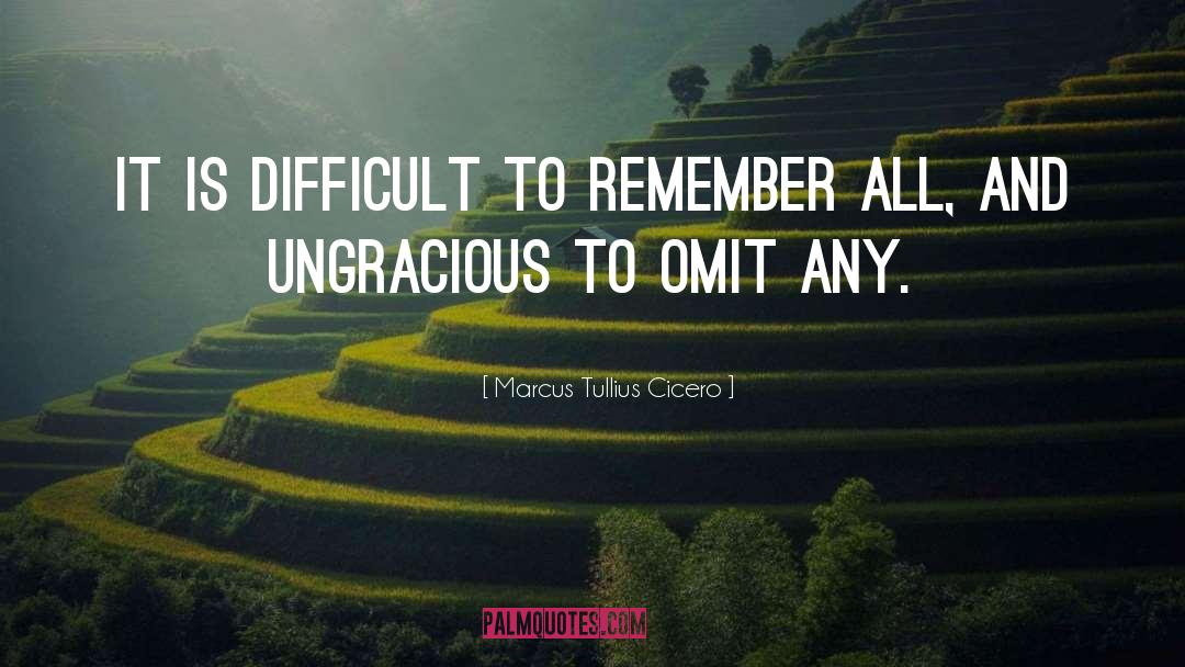 Omit quotes by Marcus Tullius Cicero