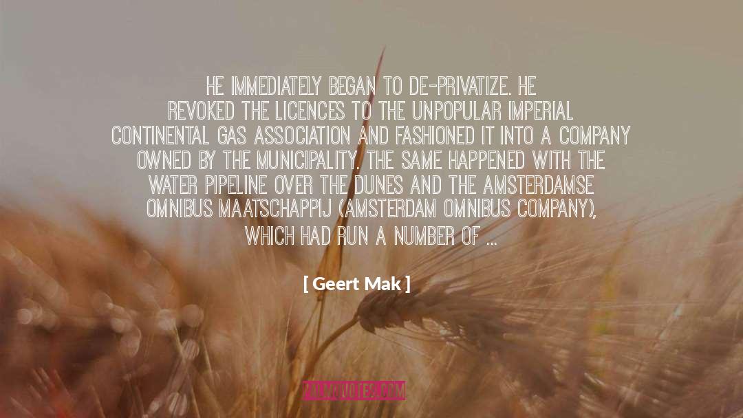 Omnibus quotes by Geert Mak