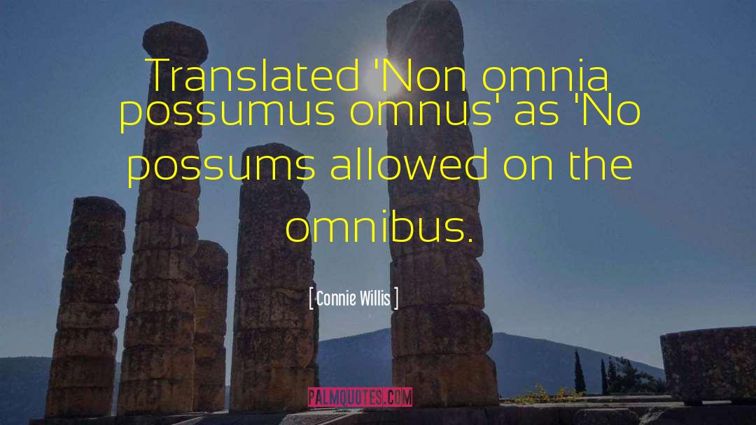 Omnibus quotes by Connie Willis