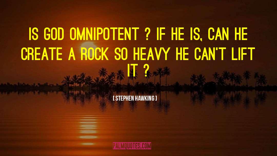 Omnipotent quotes by Stephen Hawking