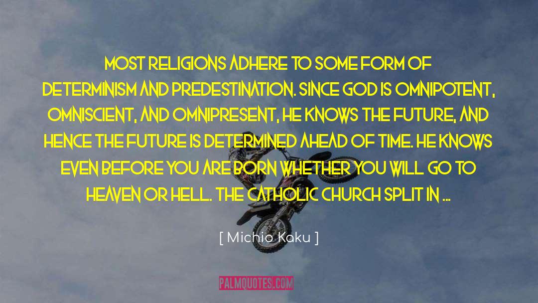 Omniscient quotes by Michio Kaku