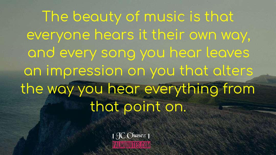 On Beauty quotes by JC Chasez
