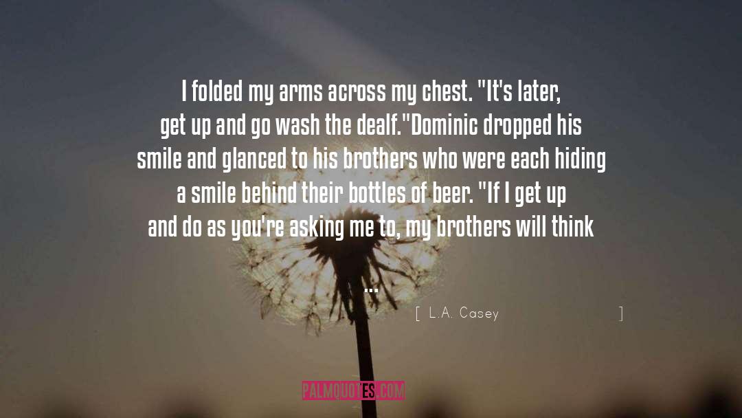 On Being Romantic quotes by L.A. Casey