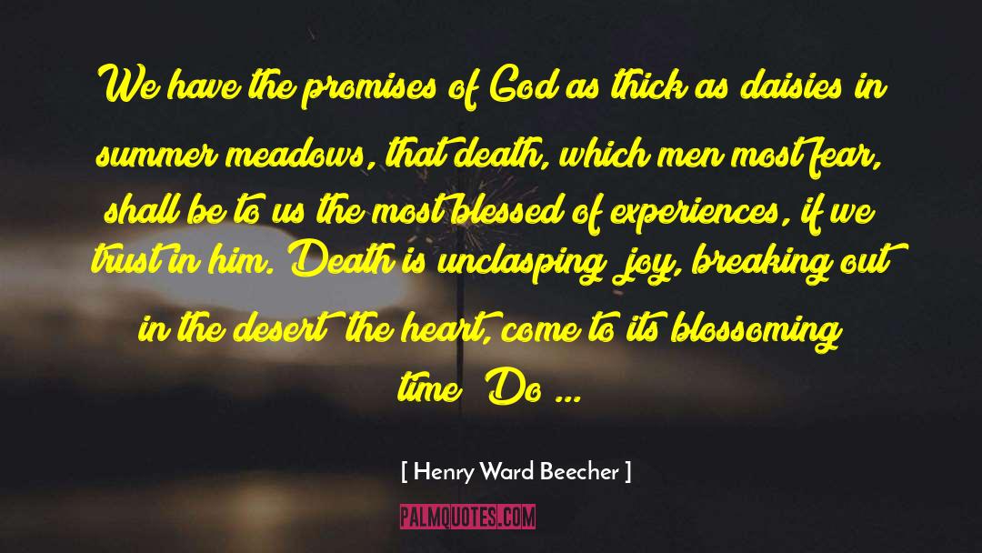 On Dying quotes by Henry Ward Beecher