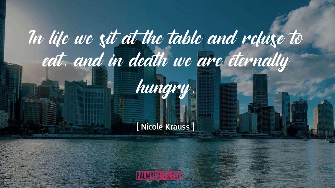 On Eat quotes by Nicole Krauss