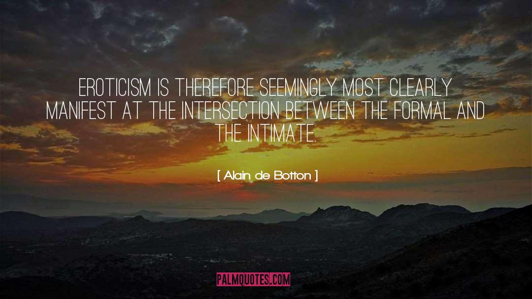 On Eroticism quotes by Alain De Botton