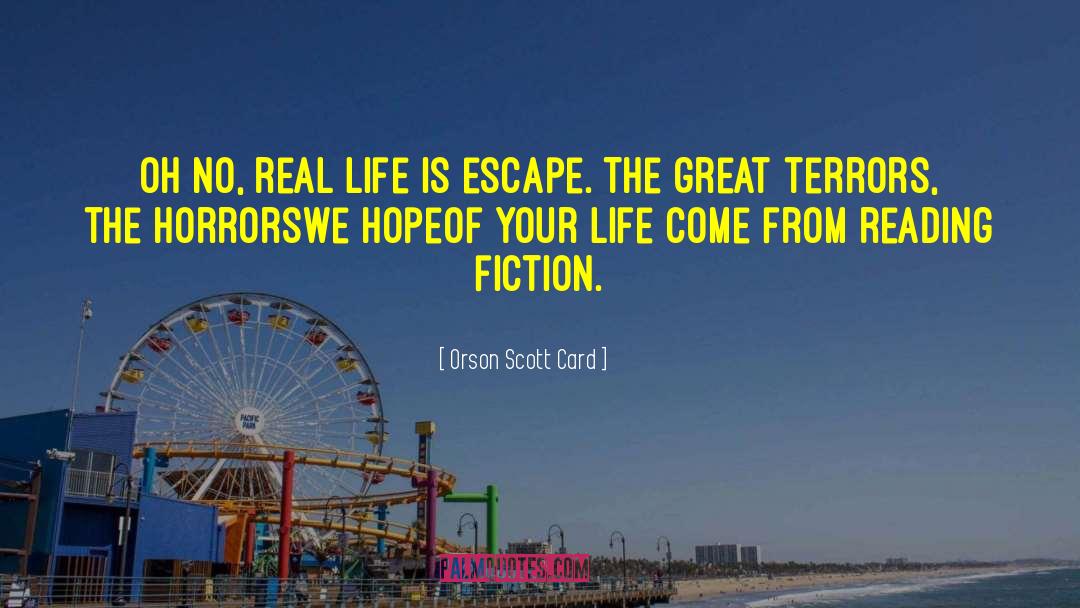 On Fiction quotes by Orson Scott Card