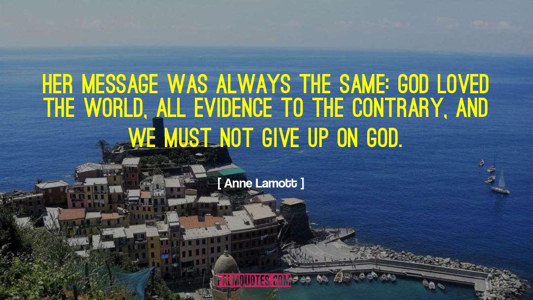 On God quotes by Anne Lamott