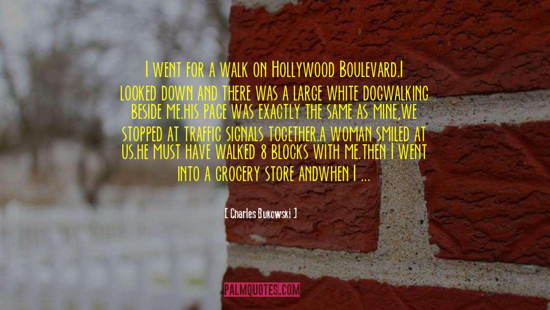 On Hollywood quotes by Charles Bukowski