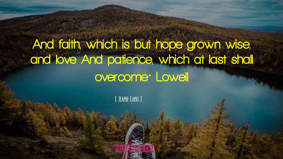 On Hope quotes by Jeanie Lang