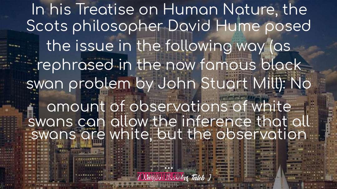 On Human Nature quotes by Nassim Nicholas Taleb