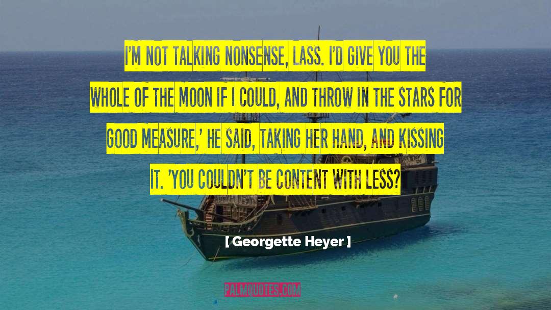 On Kissing quotes by Georgette Heyer