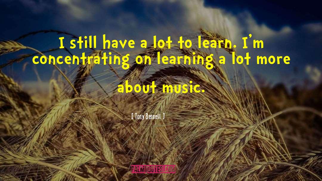 On Learning quotes by Tony Bennett