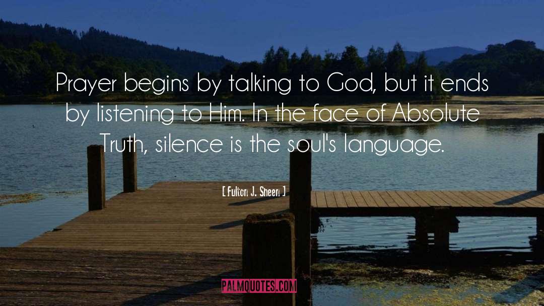 On Listening quotes by Fulton J. Sheen