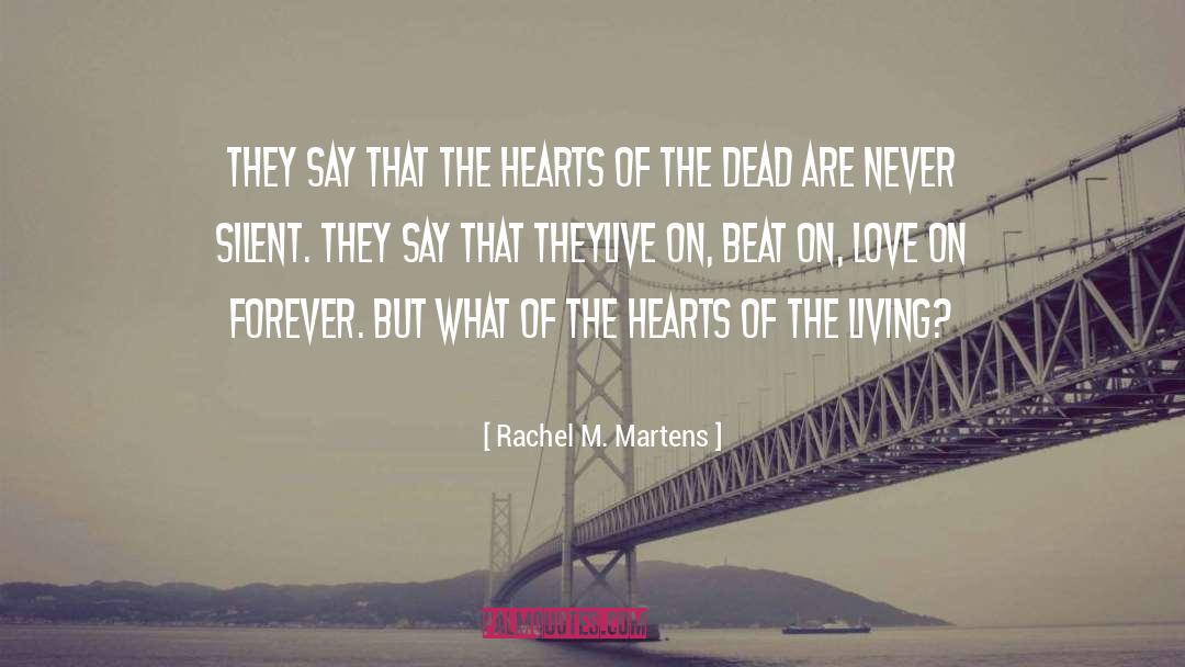 On Love quotes by Rachel M. Martens