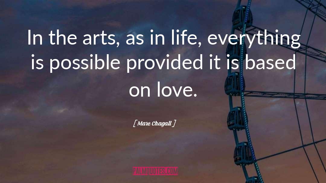 On Love quotes by Marc Chagall