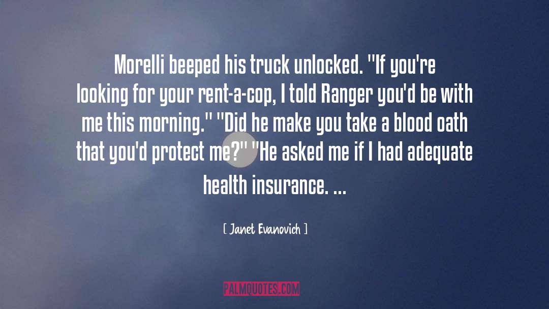 On Oath quotes by Janet Evanovich